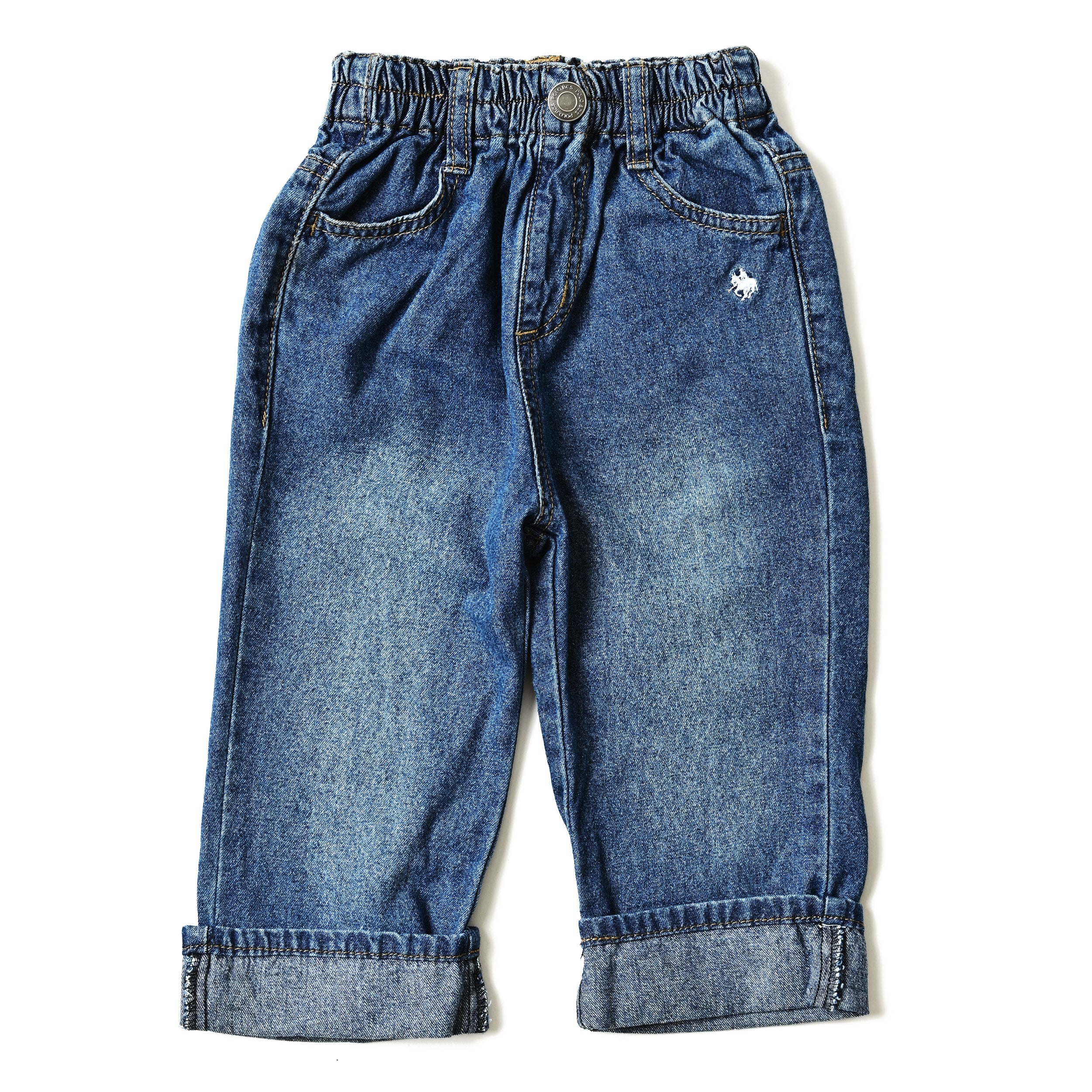 90s POLO JEANS W40 ヘビーウエイト デニム バギーパンツ 刺繍 90s POLO JEANS W40 ヘビーウエイト デニム バギーパンツ 刺繍