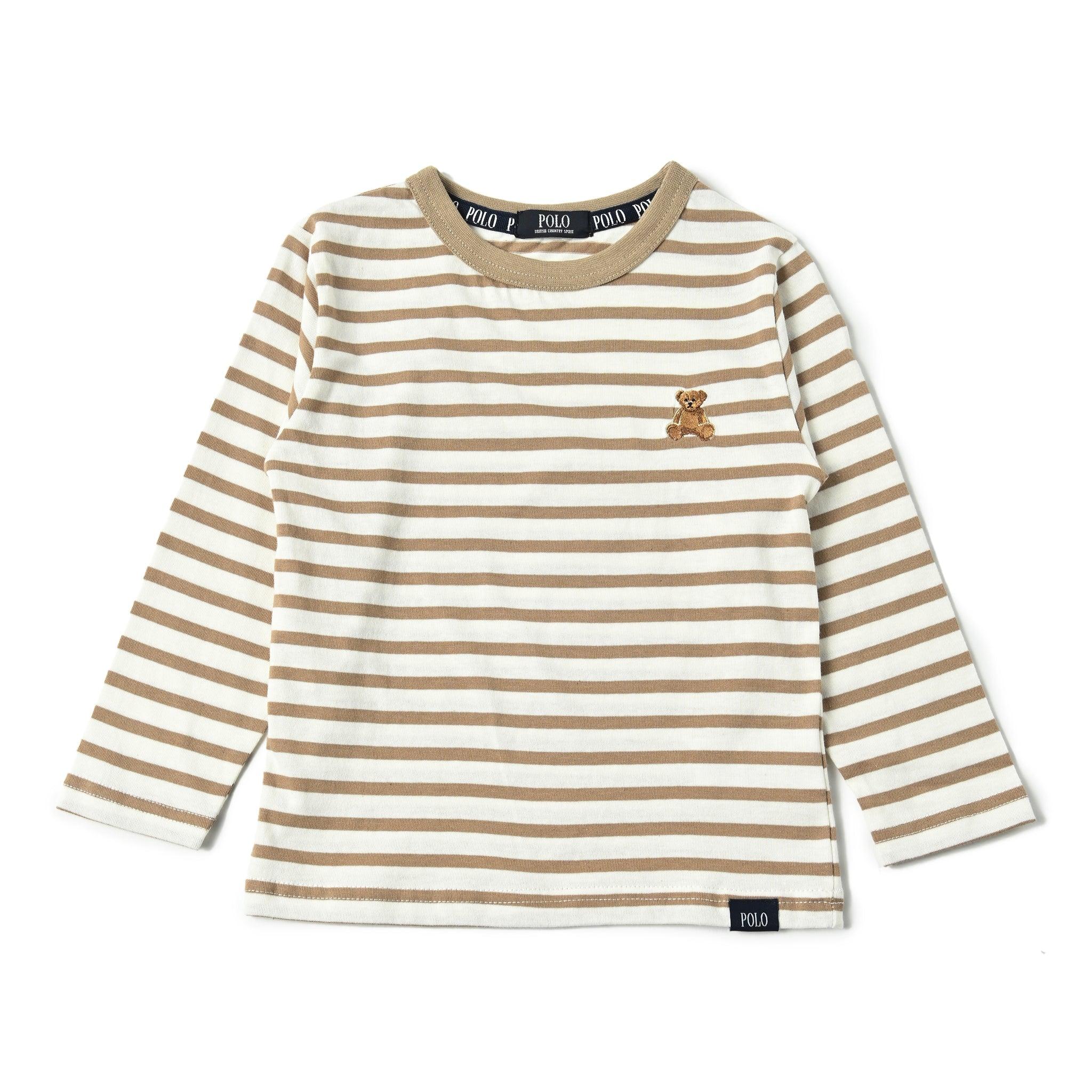 クマ刺繍ロングスリーブTシャツ – POLO BCS