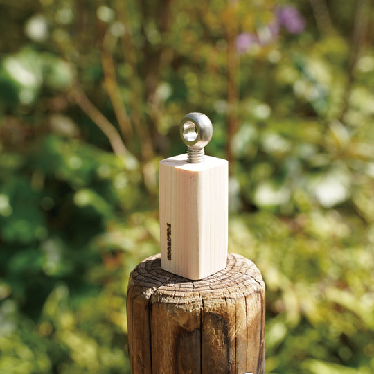 【POLO WOOD】吉野ひのき・バードコール(革紐付き)