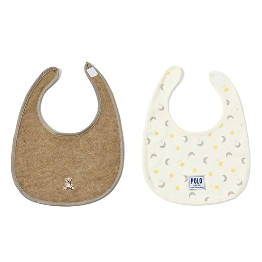 【BABY】2pスタイ　クマ×星柄