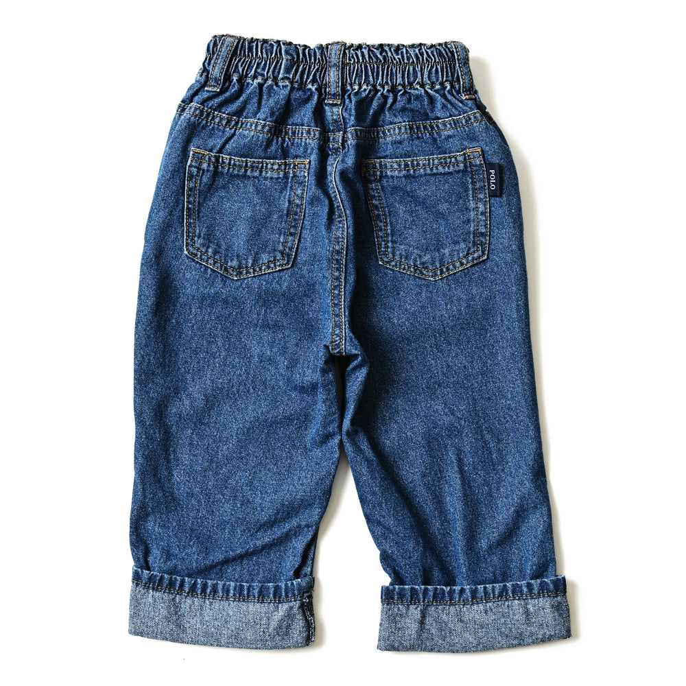【BABY】POLO刺繍デニムパンツ