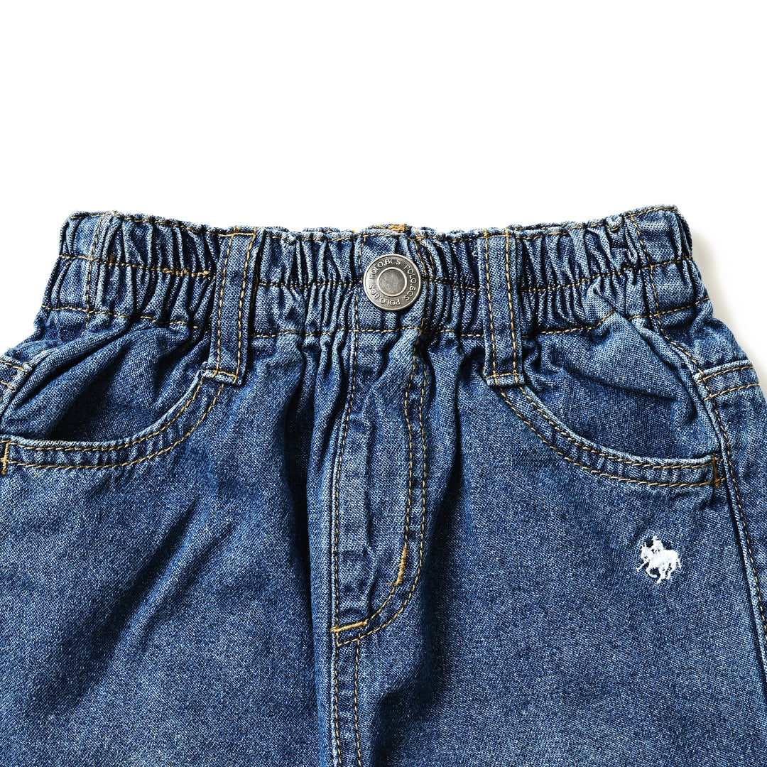 【BABY】POLO刺繍デニムパンツ