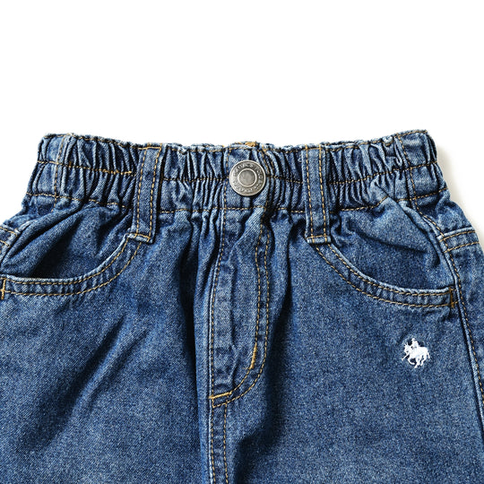 【BABY】POLO刺繍デニムパンツ