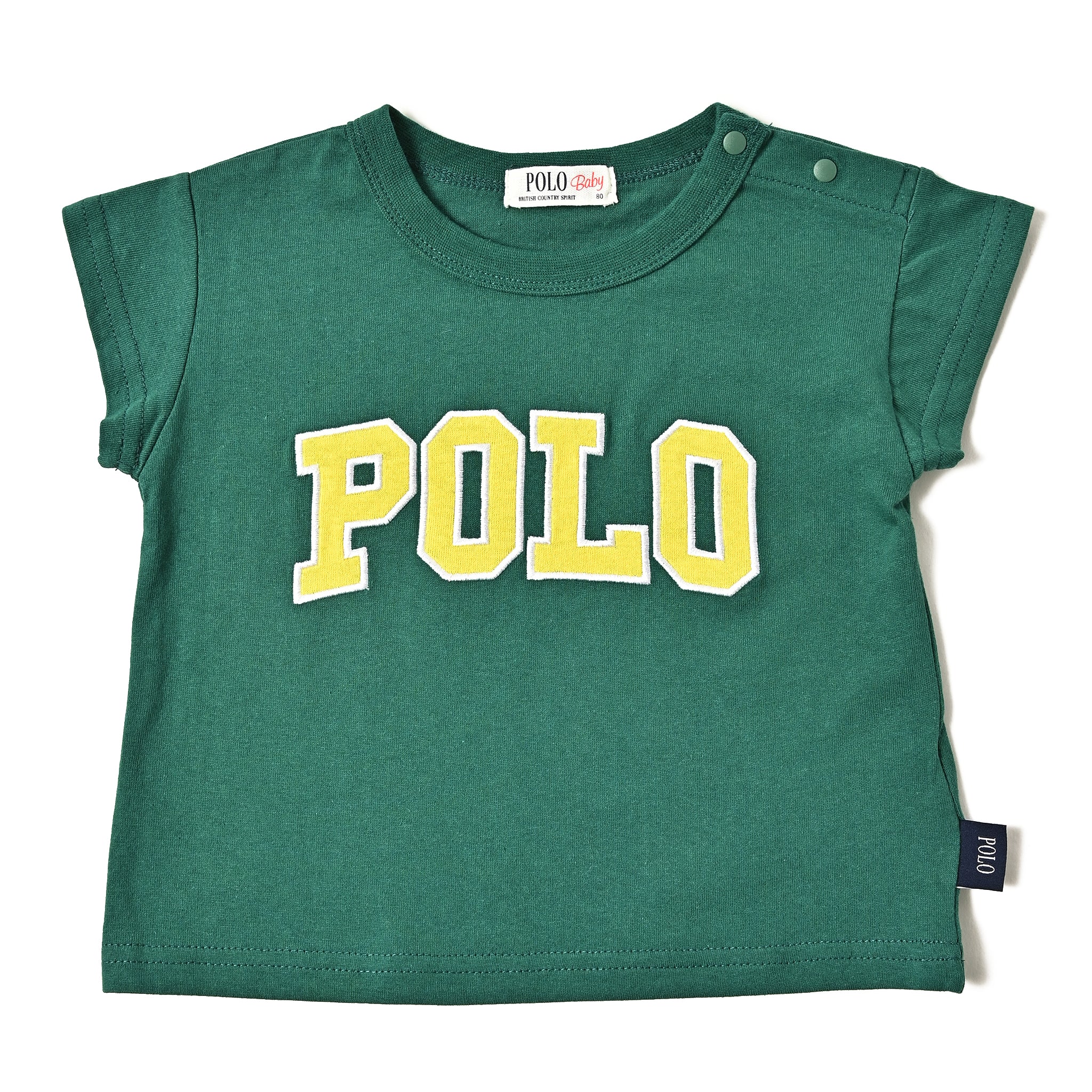 BABY】ロゴアップリケTシャツ – POLO BCS