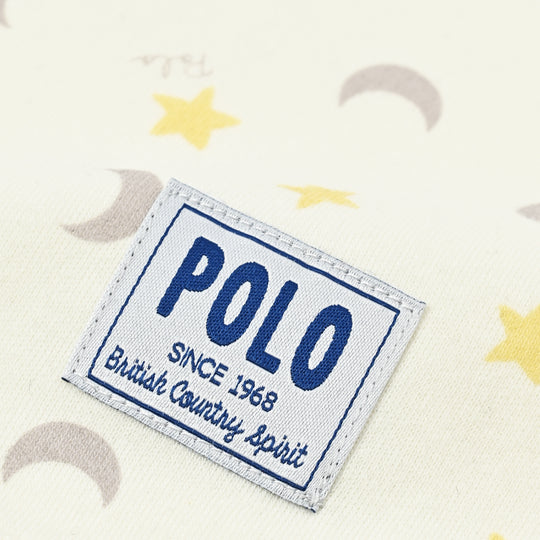 【BABY】2pスタイ　クマ×星柄