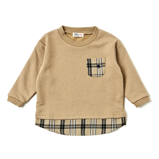 【BABY】POLO刺繍裏毛スウェット