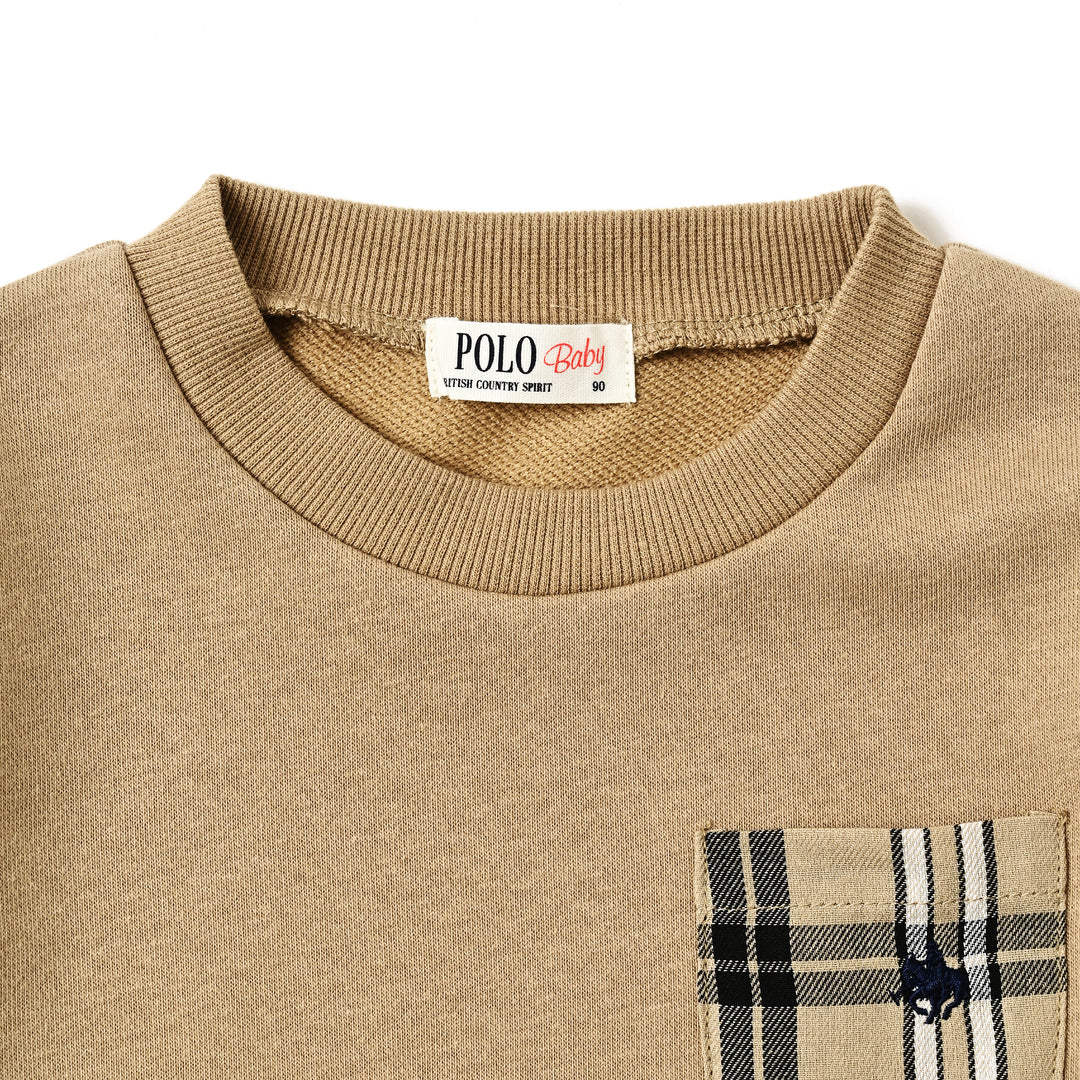 【BABY】POLO刺繍裏毛スウェット