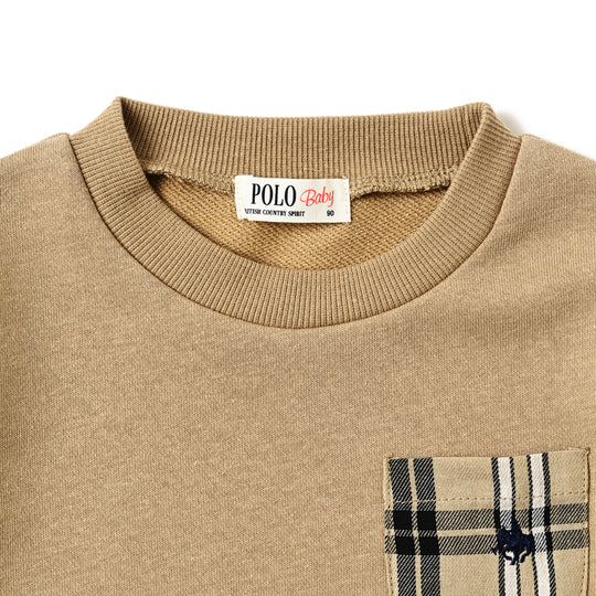【BABY】POLO刺繍裏毛スウェット