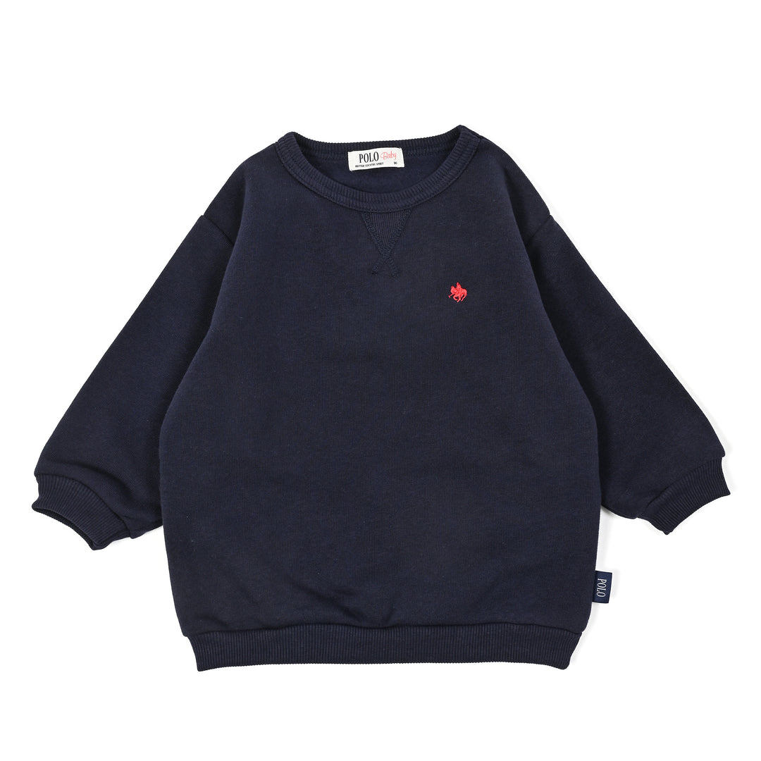 【BABY】プレイヤー刺繍裏起毛スウェット