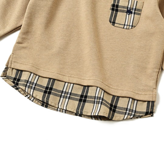 【BABY】POLO刺繍裏毛スウェット
