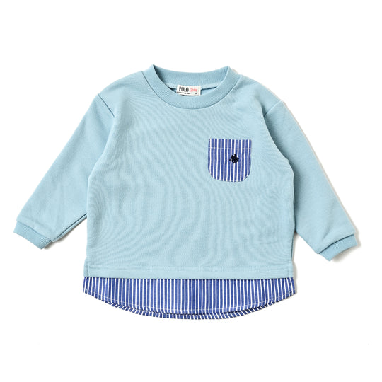 【BABY】POLO刺繍裏毛スウェット
