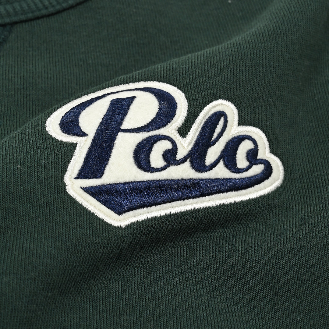 【BABY】POLOワッペンプリント裏起毛スウェット