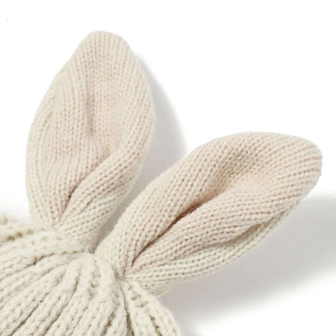 【BABY】うさみみデザインニットキャップ