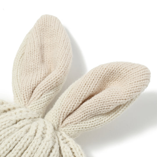 【BABY】うさみみデザインニットキャップ