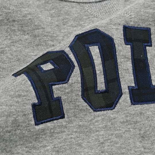 【BABY】POLOロゴアップリケ裏起毛スウェット