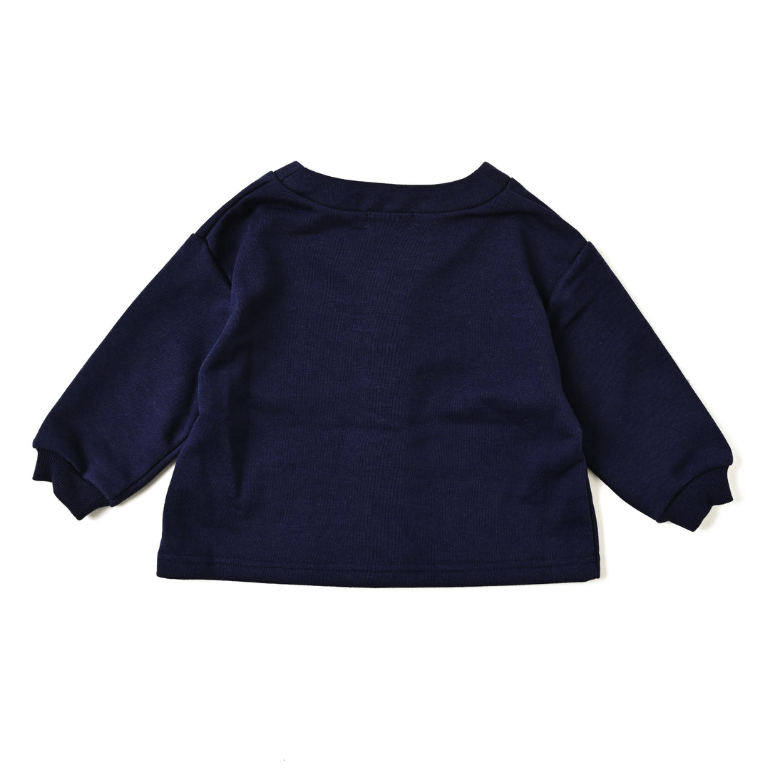 【BABY】POLO裏毛カーディガン