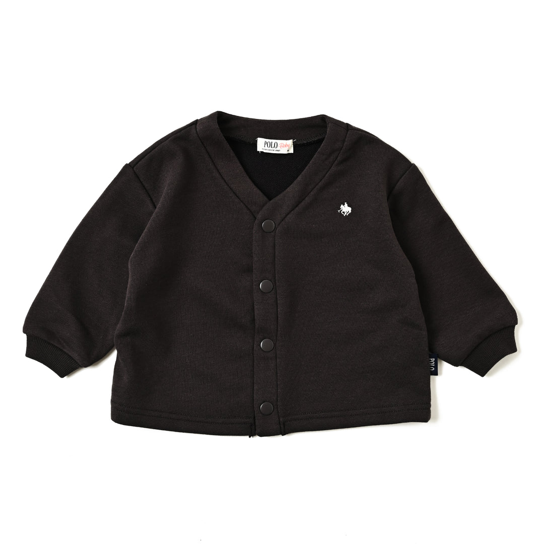 【BABY】POLO裏毛カーディガン