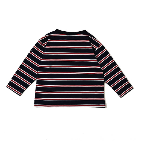 【BABY】POLO天竺ボーダーロングスリーブTシャツ