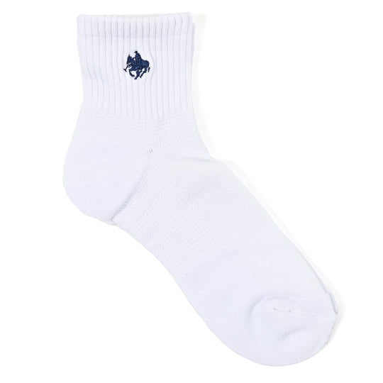 【MEN’S】珪藻土繊維プレイヤー刺繍ショート丈ソックス