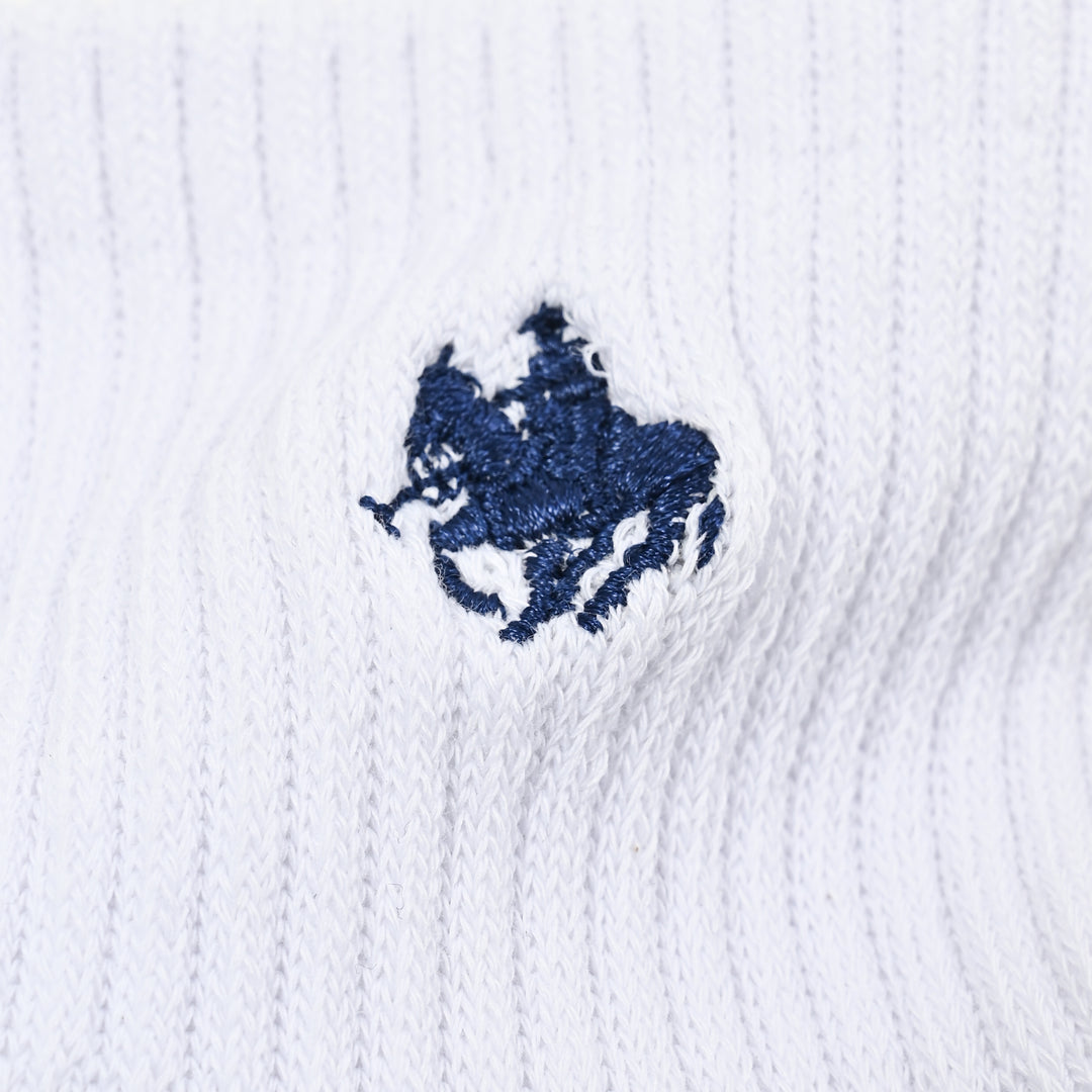 【MEN’S】珪藻土繊維プレイヤー刺繍ショート丈ソックス