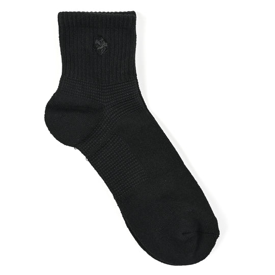 【MEN’S】珪藻土繊維プレイヤー刺繍ショート丈ソックス