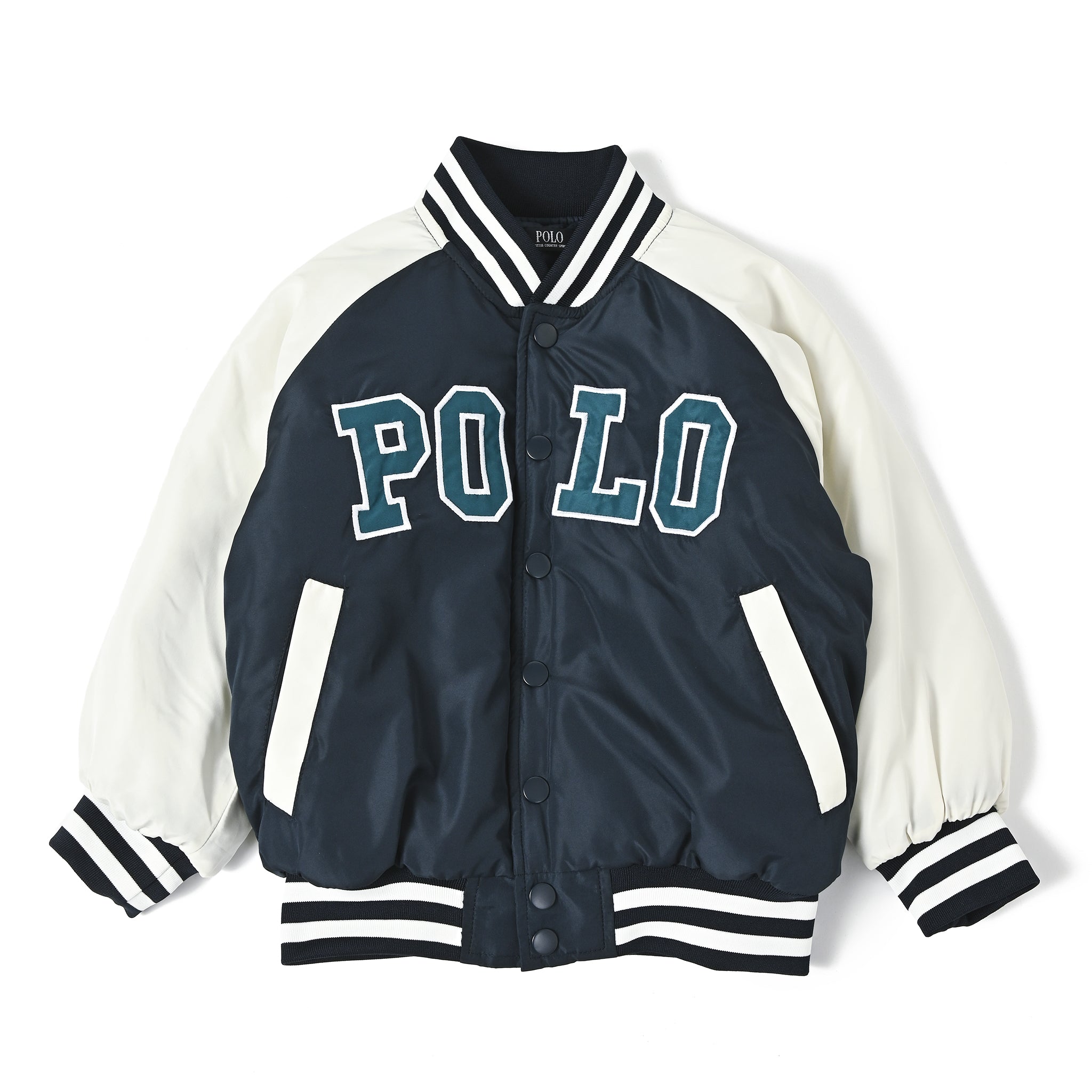 KIDS】POLOロゴワッペンスタジアムジャンパー – POLO BCS