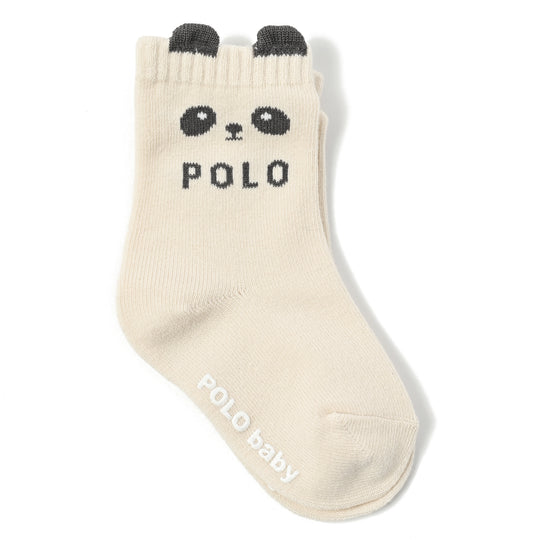 【BABY】【KIDS】３Pソックス(パンダ）