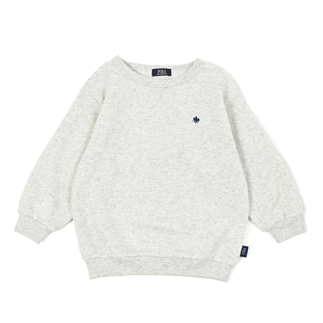 【KIDS】POLO刺繍裏起毛スウェット