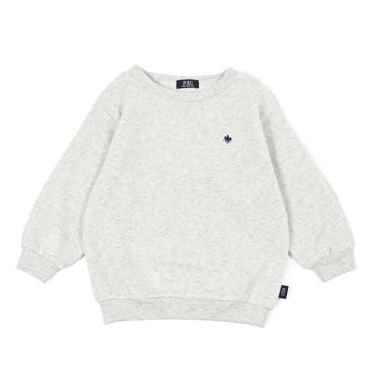 【KIDS】POLO刺繍裏起毛スウェット