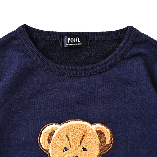 【KIDS】POLOクマ裏毛スウェット