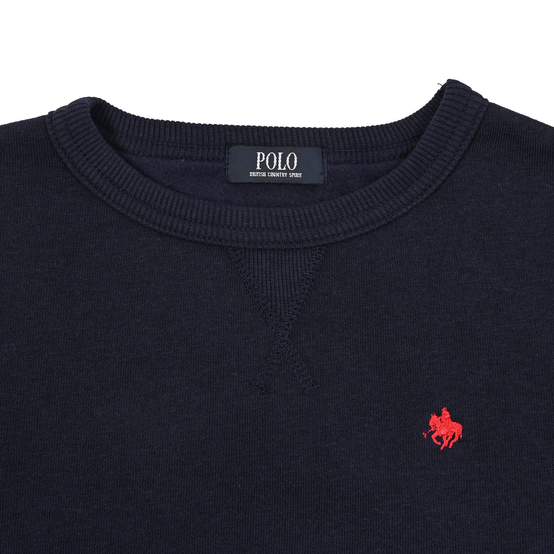 【KIDS】POLO刺繍裏起毛スウェット