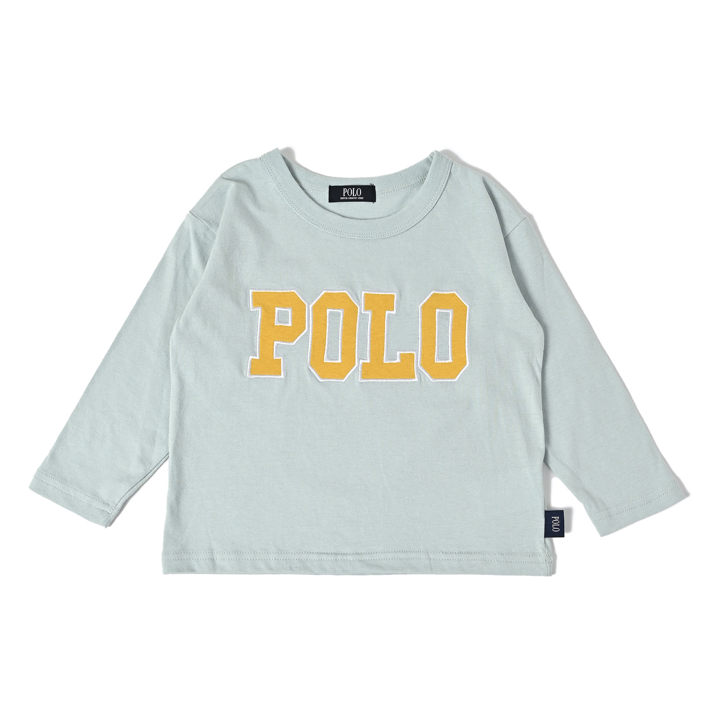 POLOロゴワッペンロングスリーブTシャツ