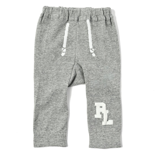 【BABY】のびのびニットパンツ（POLOロゴ）