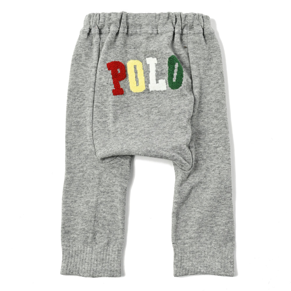 【BABY】のびのびニットパンツ（POLOロゴ）