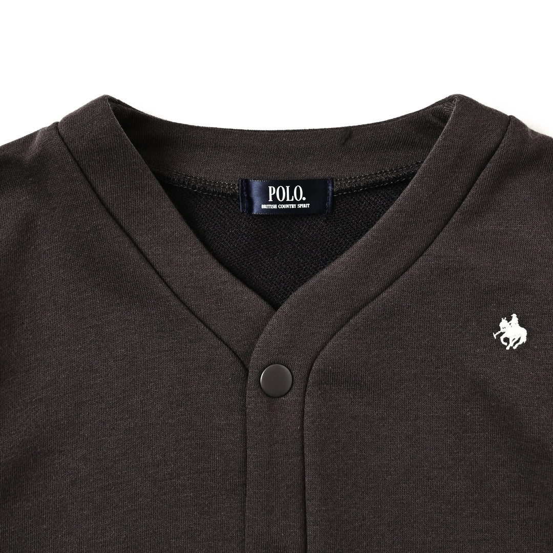【KIDS】POLO裏毛カーディガン