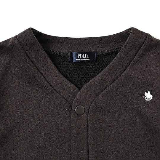 【KIDS】POLO裏毛カーディガン