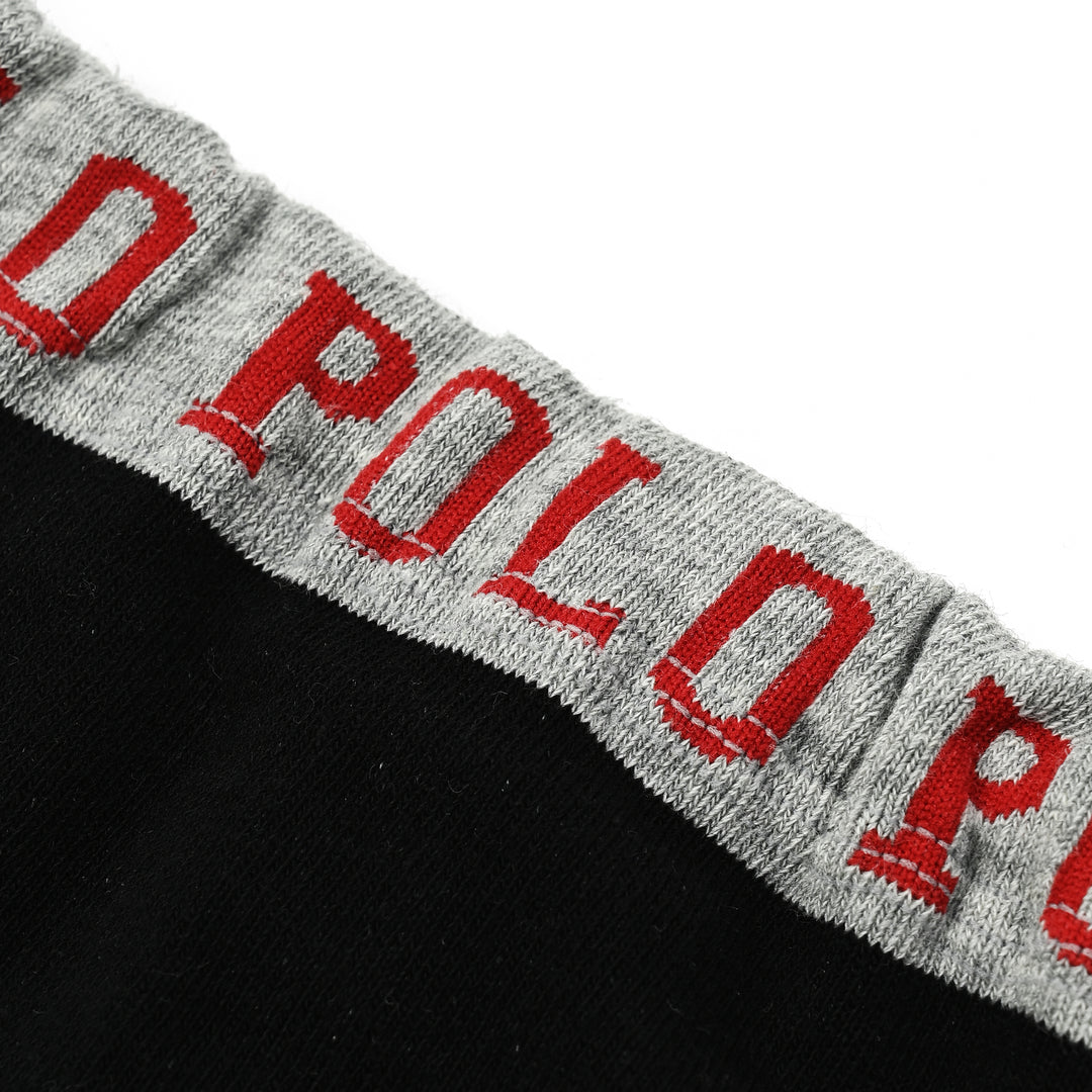 【BABY】のびのびニットパンツ（POLOウエストロゴ）