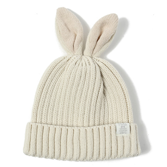 【BABY】うさみみデザインニットキャップ