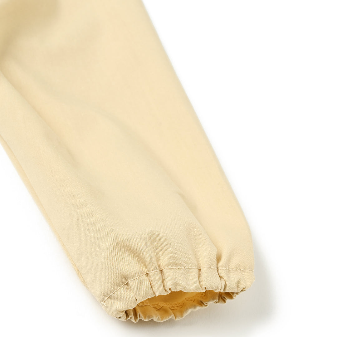 【BABY】POLOロゴ袖付きエプロン BEIGE