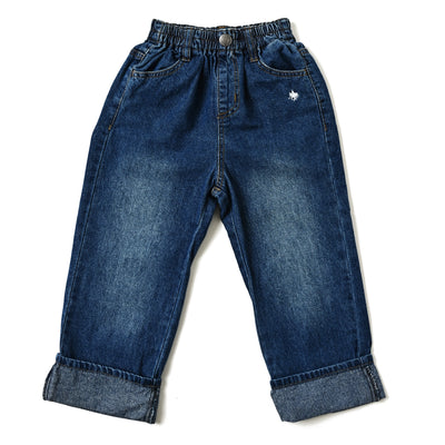 【KIDS】プレイヤー刺繍デニムパンツ