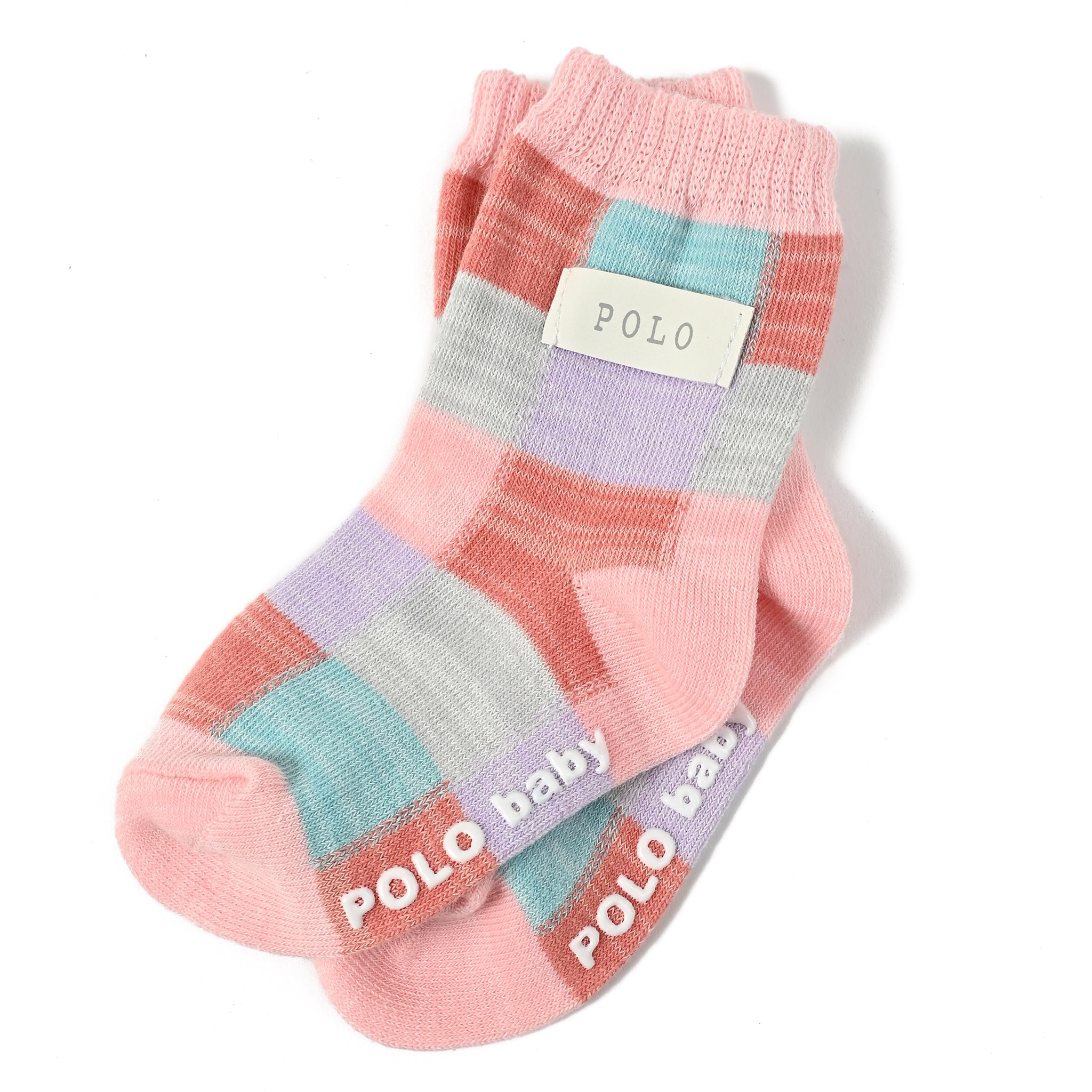 チェックの靴下 KIDS】ブロックチェック柄ソックス – POLO BCS