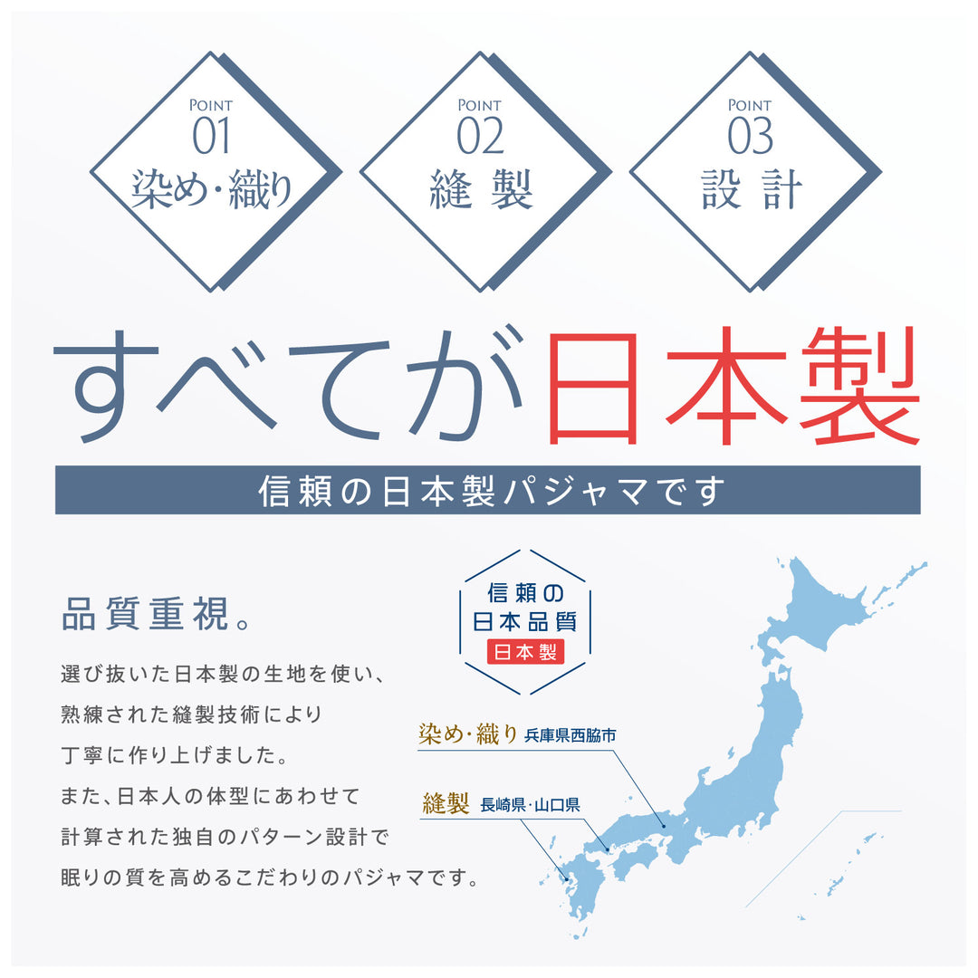 【MEN’S】先染めオックスパジャマ