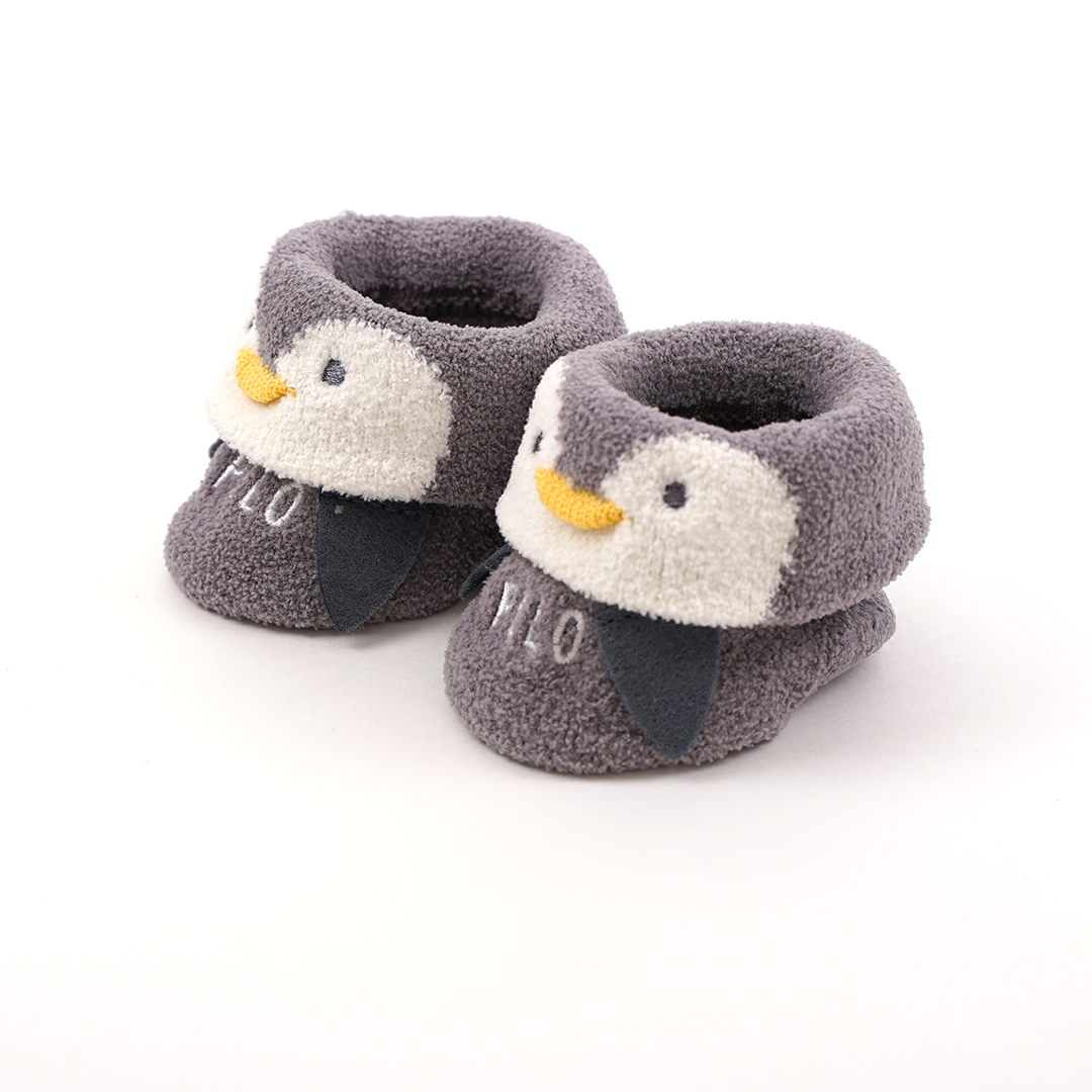 【BABY】アニマル立体ソックス（もこもこペンギン）
