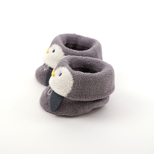 【BABY】アニマル立体ソックス（もこもこペンギン）