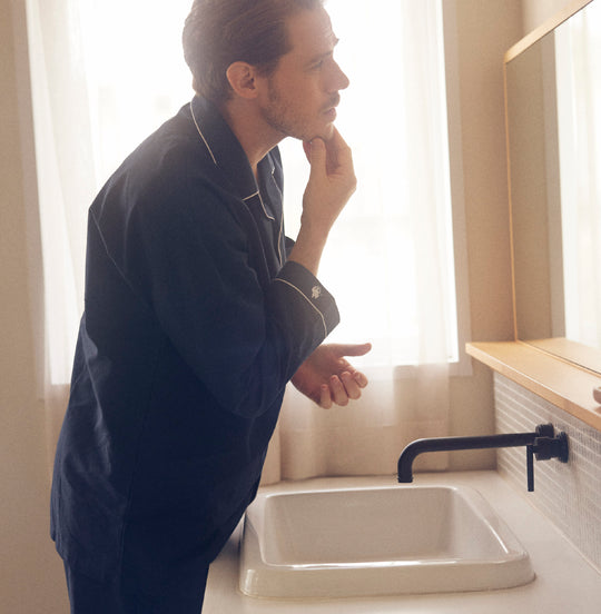 【MEN’S】先染めオックスパジャマ