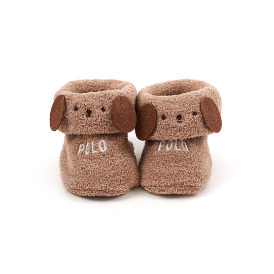 【BABY】アニマル立体ソックス（もこもこイヌ）