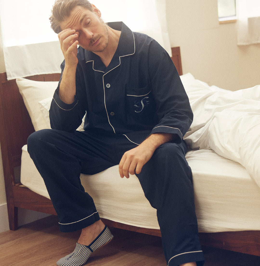 【MEN’S】先染めオックスパジャマ