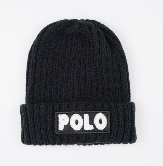 【BABY】ニットキャップロゴ刺繍
