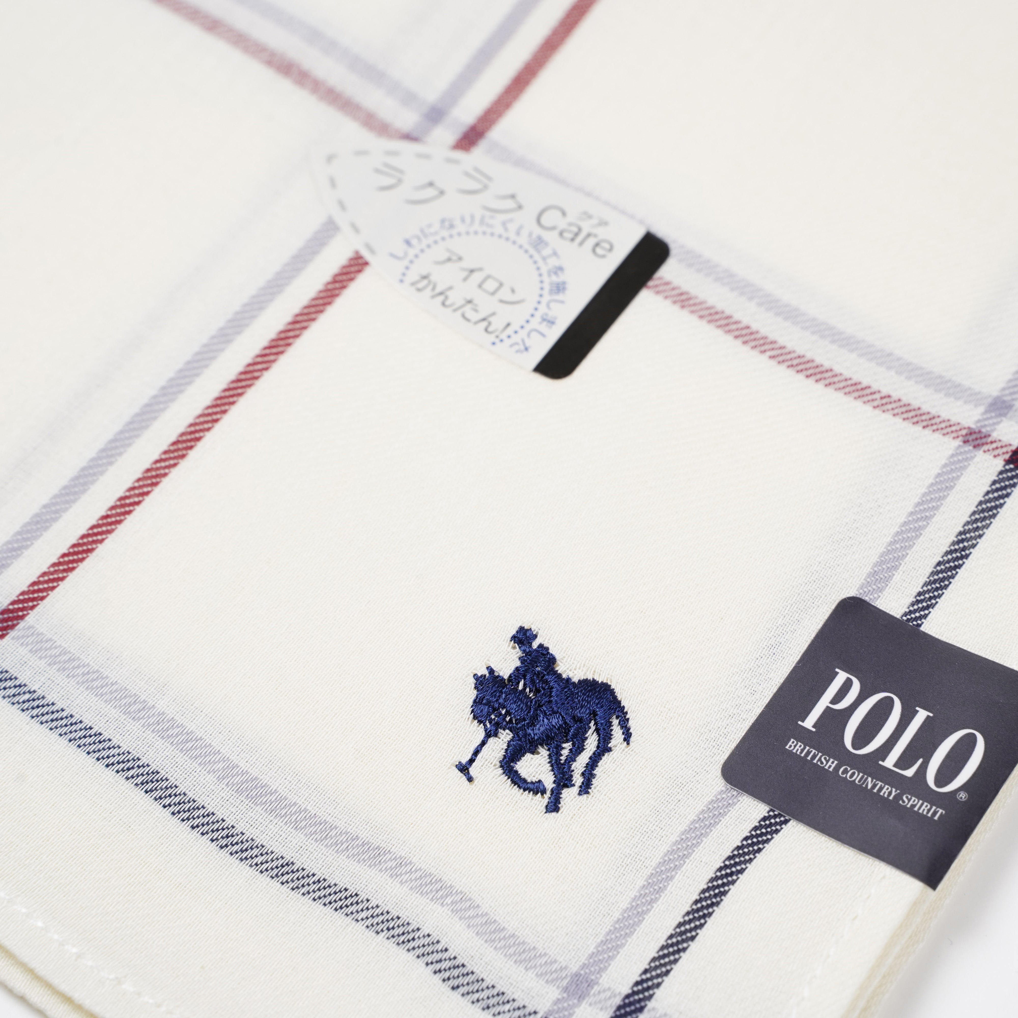 GOODS】先染めチェック柄ハンカチPLM5054 – POLO BCS