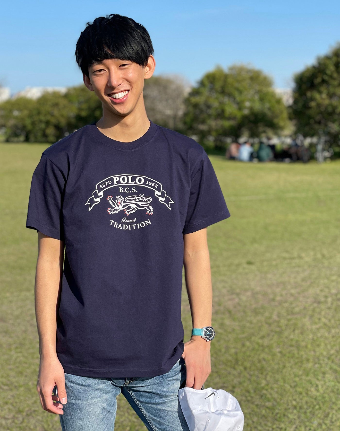 ライオンPOLOプリントTシャツ